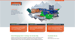 Desktop Screenshot of meiner-entsorgung.de