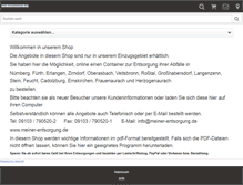 Tablet Screenshot of containerbestellung.meiner-entsorgung.de